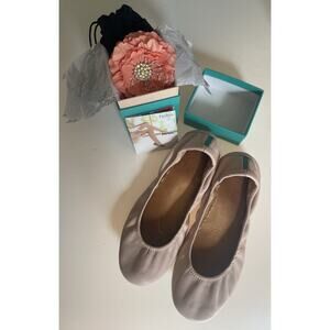 Tieks by Gavrieli Pink Ballet Flats Size 7 Complete Set Box Pouch